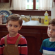 Billy and Tommy plotting to get a puppy.